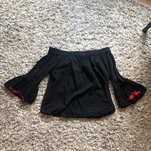 Charming Charlie Embroidered Boho Top